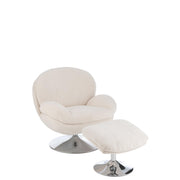 Fauteuil Crème Schuim 84 cm 83.5x88.5x83.5 cm-3-Zitsbanken-J-Line