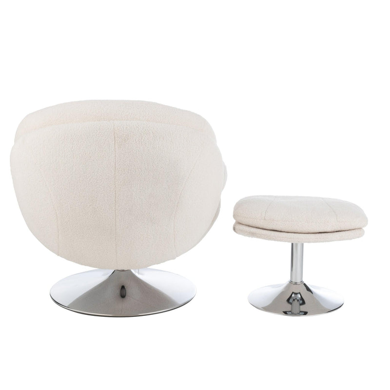 Fauteuil Crème Schuim 84 cm 83.5x88.5x83.5 cm-3-Zitsbanken-J-Line