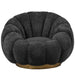 Fauteuil Daisy Polyester Antraciet-Fauteuils-PTMD