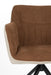 Fauteuil Daley Beige/bruin Polyester Bruin 63x62.5 cm-Fauteuils-Creating Home