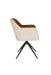 Fauteuil Daley Beige/bruin Polyester Bruin 63x62.5 cm-Fauteuils-Creating Home