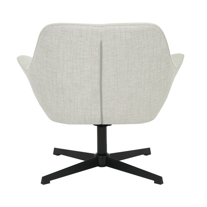 Fauteuil Daphne Greige Draaibaar 84 cm 84x78x77 cm-Fauteuils-Livingfurn