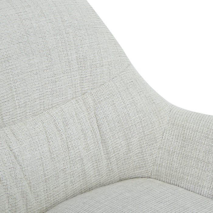 Fauteuil Daphne Greige Draaibaar 84 cm 84x78x77 cm-Fauteuils-Livingfurn