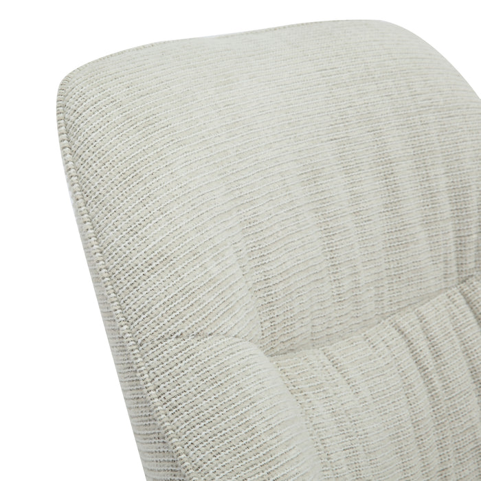 Fauteuil Daphne Greige Draaibaar 84 cm 84x78x77 cm-Fauteuils-Livingfurn