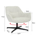 Fauteuil Daphne Greige Draaibaar 84 cm 84x78x77 cm-Fauteuils-Livingfurn
