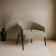 Fauteuil Dilan Bruin 73 cm 73x72.5x75 cm-Fauteuils-Livingfurn