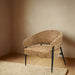 Fauteuil Dilan Cognac 73 cm 73x72.5x75 cm-Fauteuils-Livingfurn