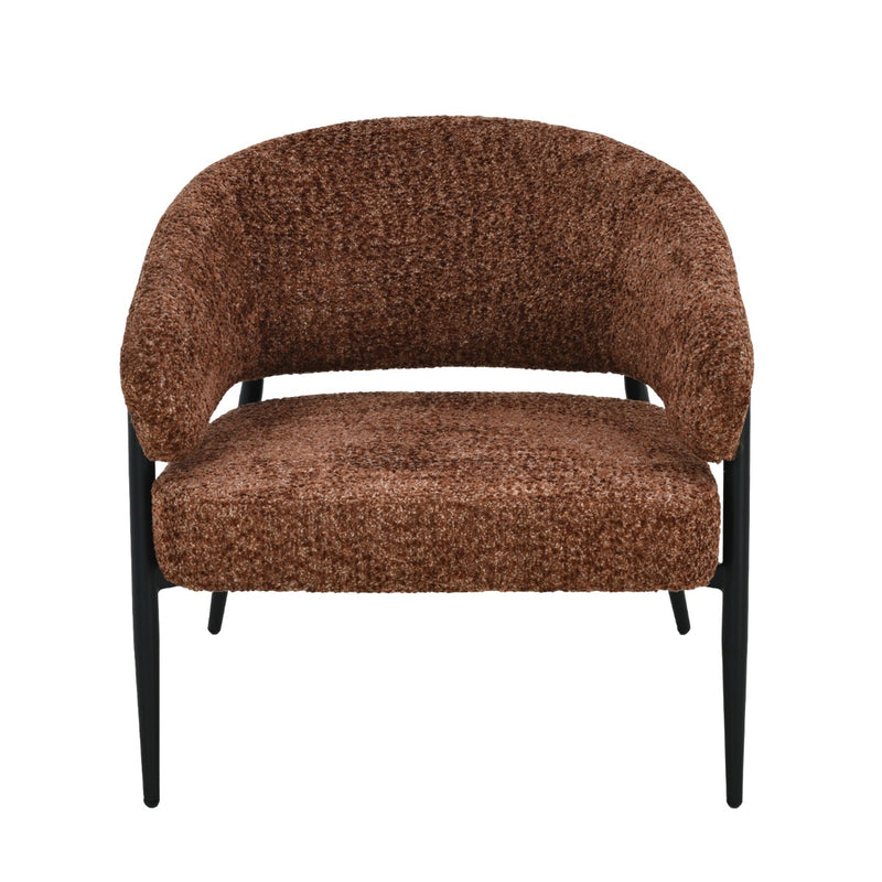 Fauteuil Dilan Hazelnoot 73 cm 73x72.5x75 cm-Fauteuils-Livingfurn