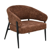 Fauteuil Dilan Hazelnoot 73 cm 73x72.5x75 cm-Fauteuils-Livingfurn