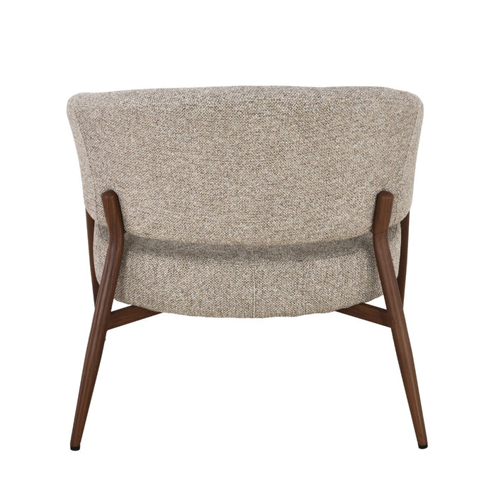 Fauteuil Dilan Stof Beige/Bruin