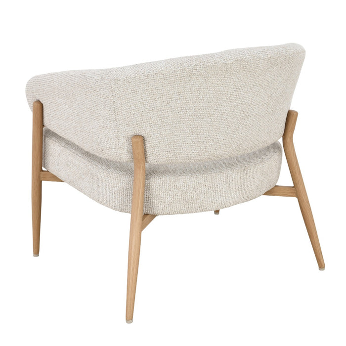 Fauteuil Dilan Stof Beige/Naturel