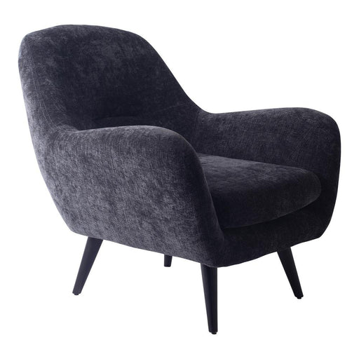 Fauteuil Donny Hout Antraciet-Fauteuils-PTMD