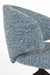 Fauteuil Draaibare Eetkamerstoel Balado Polyester Blauw 57x54.5-Fauteuils-Creating Home