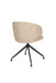 Fauteuil Draaibare Eetkamerstoel Balado Polyester Bruin 57x54.5-Fauteuils-Creating Home