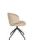 Fauteuil Draaibare Eetkamerstoel Balado Polyester Bruin 57x54.5-Fauteuils-Creating Home