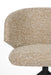 Fauteuil Draaibare Eetkamerstoel Balado Polyester Bruin 57x54.5-Fauteuils-Creating Home
