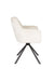Fauteuil Draaibare Eetkamerstoel Kodak Polyester Beige 62x66 cm-Fauteuils-Creating Home