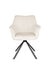 Fauteuil Draaibare Eetkamerstoel Kodak Polyester Beige 62x66 cm-Fauteuils-Creating Home