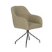 Fauteuil Draaibare Eetkamerstoel Otis Groen Polyester Groen-Fauteuils-Creating Home