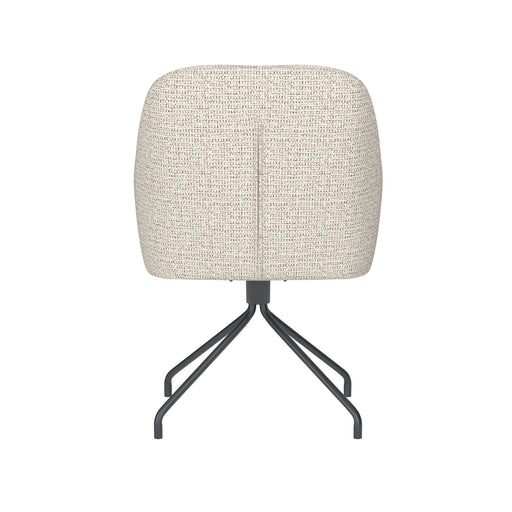 Fauteuil Draaibare Eetkamerstoel Otis Off-white Polyester Beige-Fauteuils-Creating Home