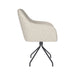 Fauteuil Draaibare Eetkamerstoel Otis Off-white Polyester Beige-Fauteuils-Creating Home