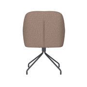 Draaibare Eetkamerstoel Otis Taupe Polyester Taupe-Eetkamerstoelen-Creating Home