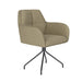 Fauteuil Draaibare Eetkamerstoel Pete Groen Polyester Groen-Fauteuils-Creating Home