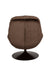 Fauteuil Draaibare Fauteuil Beefy Polyester Bruin 84.5x76.5 cm-Fauteuils-Creating Home