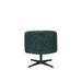 Fauteuil Draaibare Fauteuil Belmond Rib Polyester Groen 71x65 cm-Fauteuils-Creating Home