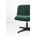 Fauteuil Draaibare Fauteuil Belmond Rib Polyester Groen 71x65 cm-Fauteuils-Creating Home
