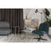 Fauteuil Draaibare Fauteuil Belmond Rib Polyester Groen 71x65 cm-Fauteuils-Creating Home