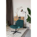 Fauteuil Draaibare Fauteuil Belmond Rib Polyester Groen 71x65 cm