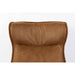 Fauteuil Draaibare Fauteuil John Cognac PU-Leder Bruin Ø93x92 cm-Fauteuils-Creating Home