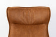Fauteuil Draaibare Fauteuil John Cognac PU-Leder Bruin Ø93x92 cm-Fauteuils-Creating Home