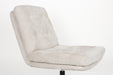 Fauteuil Draaibare Fauteuil Kai Off Polyester Wit 75.5x72 cm-Fauteuils-Creating Home