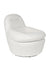 Fauteuil Draaibare Fauteuil Velvoro Polyester Off white 84x80 cm-Fauteuils-Creating Home