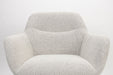 Fauteuil Dude Boucle Polyester Beige 76x77 cm-Fauteuils-Creating Home