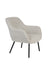 Fauteuil Dude Boucle Polyester Beige 76x77 cm-Fauteuils-Creating Home