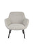 Fauteuil Dude Boucle Polyester Beige 76x77 cm-Fauteuils-Creating Home