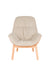 Fauteuil Duke Nylon en polyester Beige 92x75 cm-Fauteuils-Creating Home