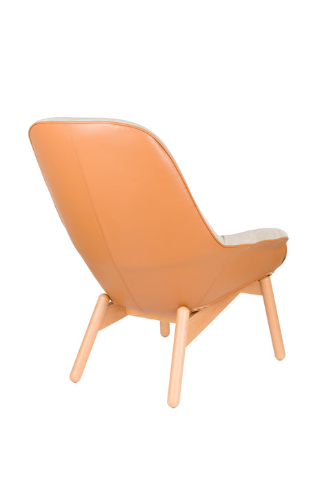 Fauteuil Duke Nylon en polyester Beige 92x75 cm-Fauteuils-Creating Home