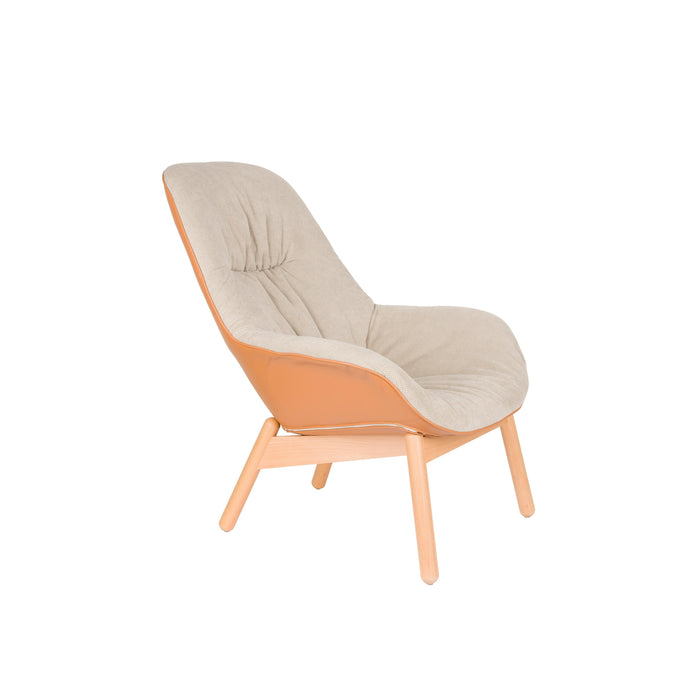 Fauteuil Duke Nylon en polyester Beige 92x75 cm-Fauteuils-Creating Home