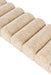 Eetkamerbank Jethro 160 Polyester, Metaal Beige 41.5x160-Eetkamerstoelen-Creating Home