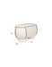 Eetkamerbank Marina M Polyester, Hout Wit 45.5x77.5 cm-Eetkamerstoelen-Creating Home