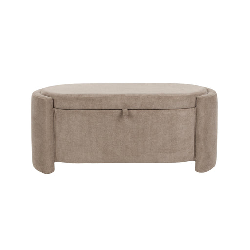 Fauteuil Eetkamerbank Miro Polyester, MDF Grijs 44x108 cm-Fauteuils-Creating Home