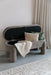 Eetkamerbank Orly Polyester, MDF Grijs 45x113 cm-Eetkamerstoelen-Creating Home