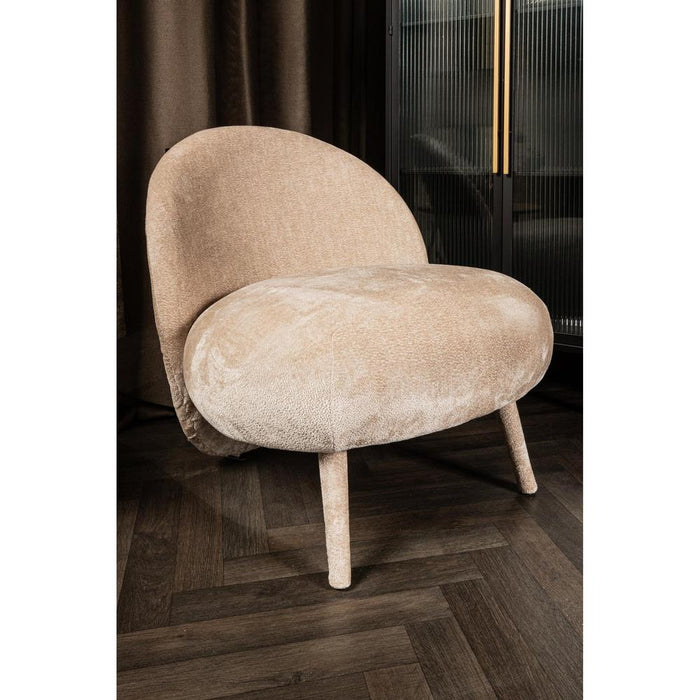 Fauteuil Eonas Polyester Beige 724559-PTMD