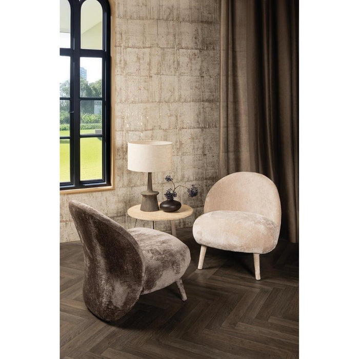 Fauteuil Eonas Polyester Beige 724559-PTMD