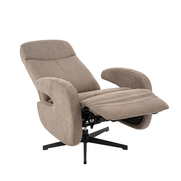 Fauteuil Esbjerg - Grijs - Kunstleder - Manueel Verstelbaar-Fauteuils-LABEL51