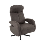 Fauteuil Esbjerg Taupe Kunstleder Manueel Verstelbaar-Fauteuils-LABEL51